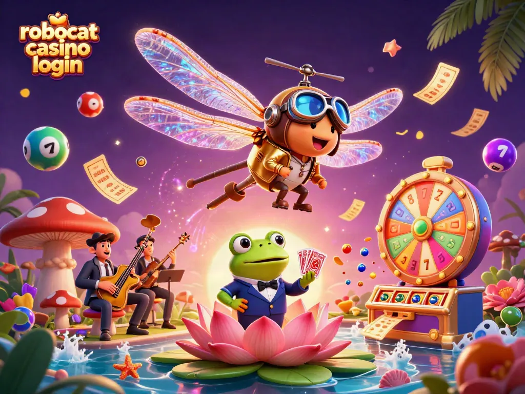 Join the action at robocat casino login with vibrant characters and exciting casino elements.